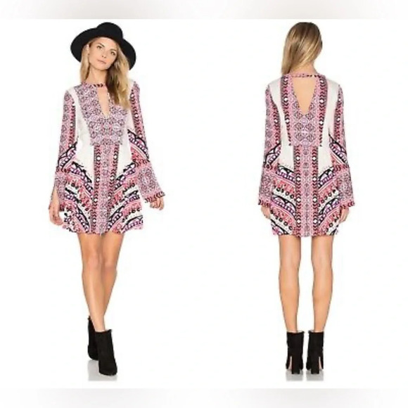 Free People Tegan boho dress Size 10 - Picture 2 of 14